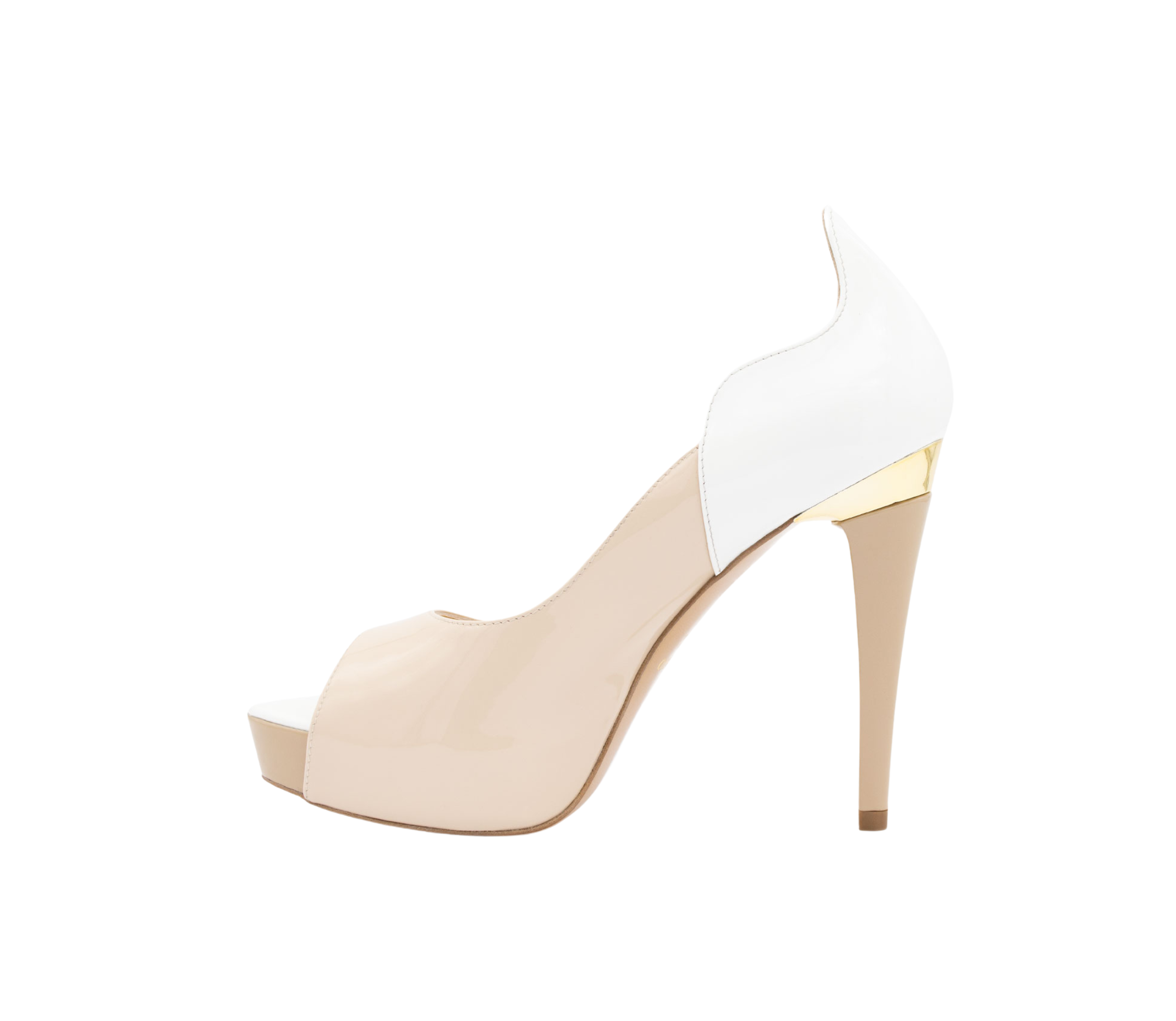 Cavalinho Gold Platform High Heels SKU 48100586.31 #color_beige