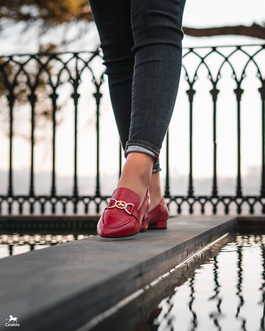 #color_ Red | Cavalinho Pointed Toe Flats - Red - 48100595.04_M01