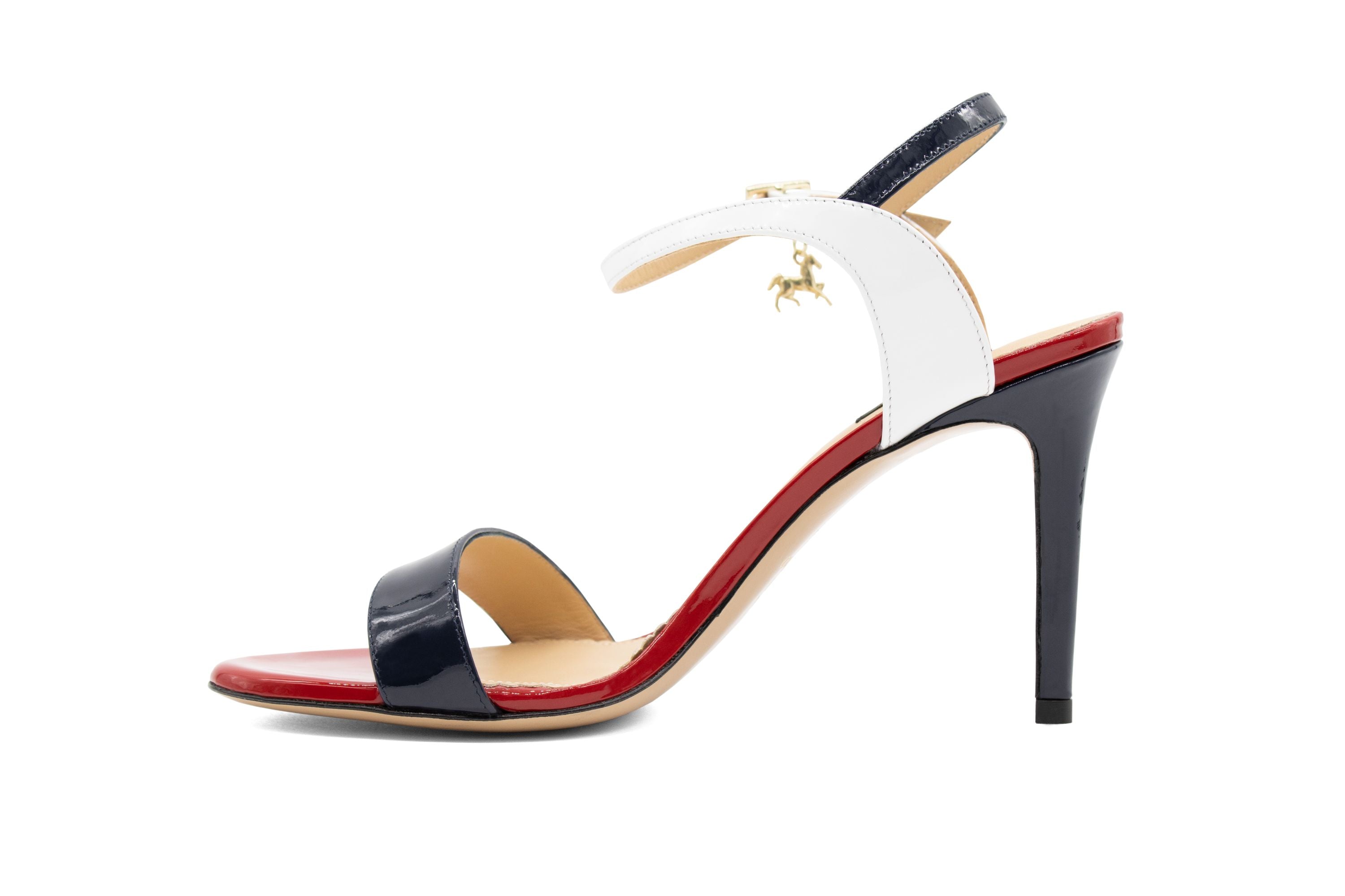 #color_ Navy White | Cavalinho Imponenza Open Toe Heels - Navy White - 48100596.22_4