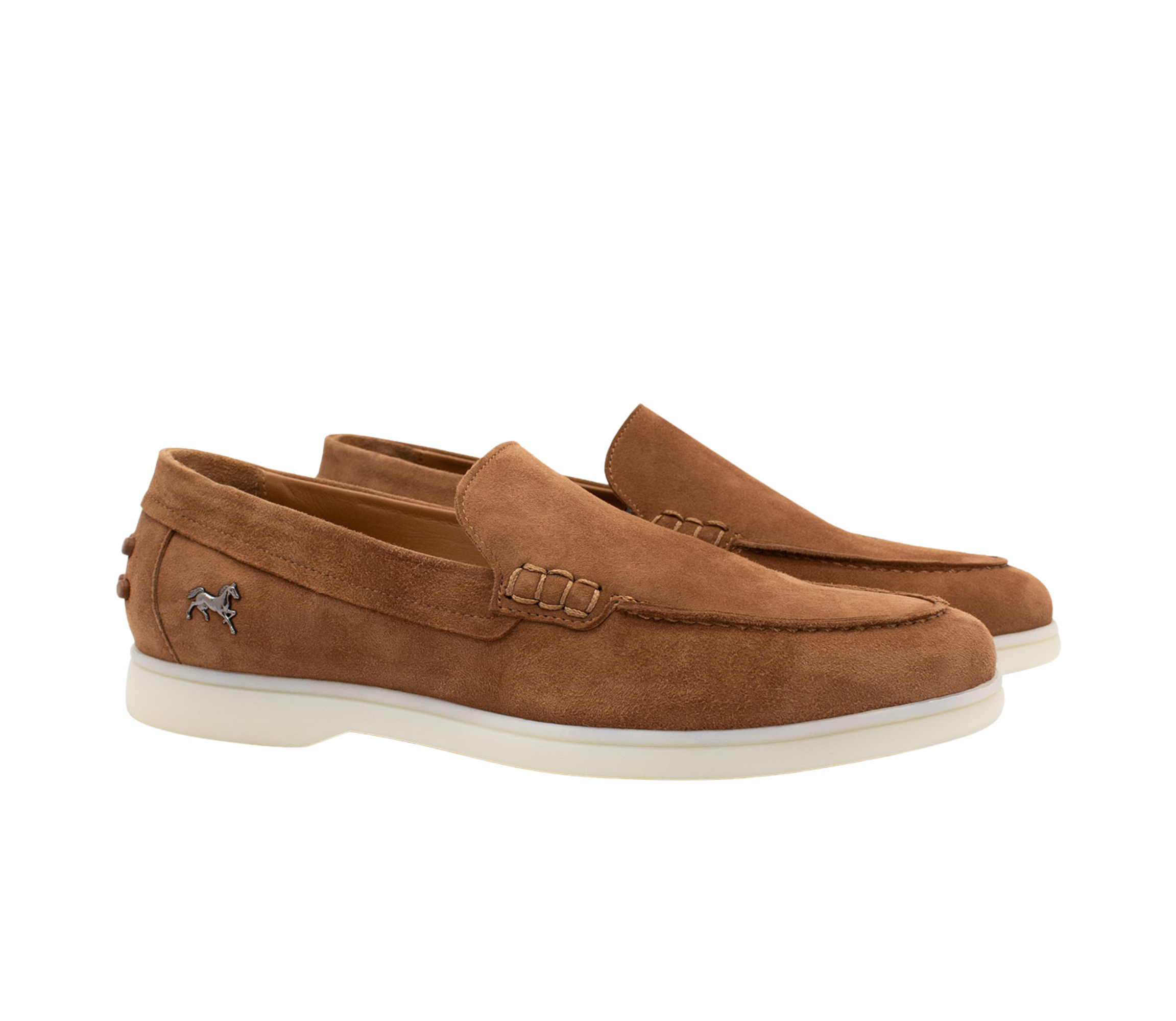 Cavalinho Suede Loafers - 48170001.13_P02 #color_SaddleBrown