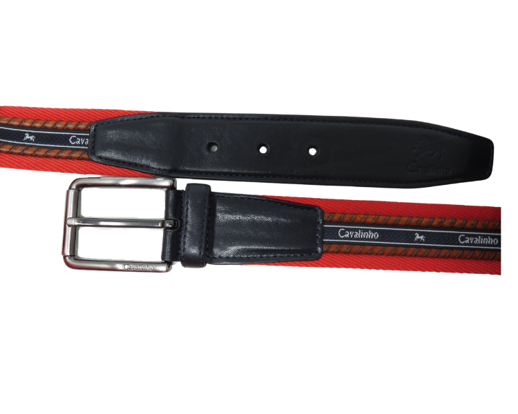 #color_ Red Silver | Cavalinho Men’s Red Belt - Red Silver - 5020530red3