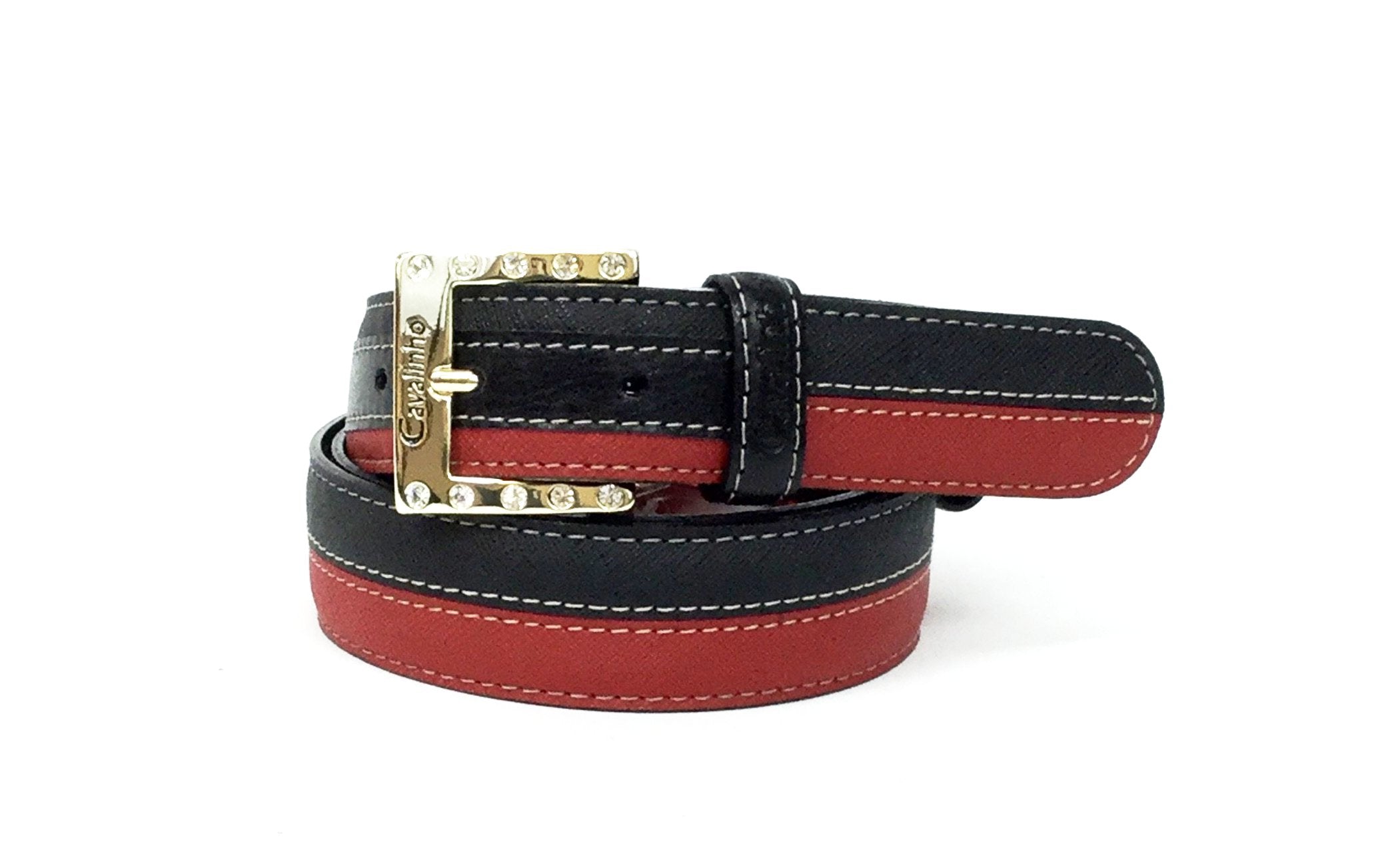 #color_ Red Gold | Cavalinho Two-Tone Belt - Red Gold - 58010705.04