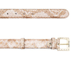 Cavalinho Gallop Patent Leather Belt for Women SKU 58010805.05 #color_beige