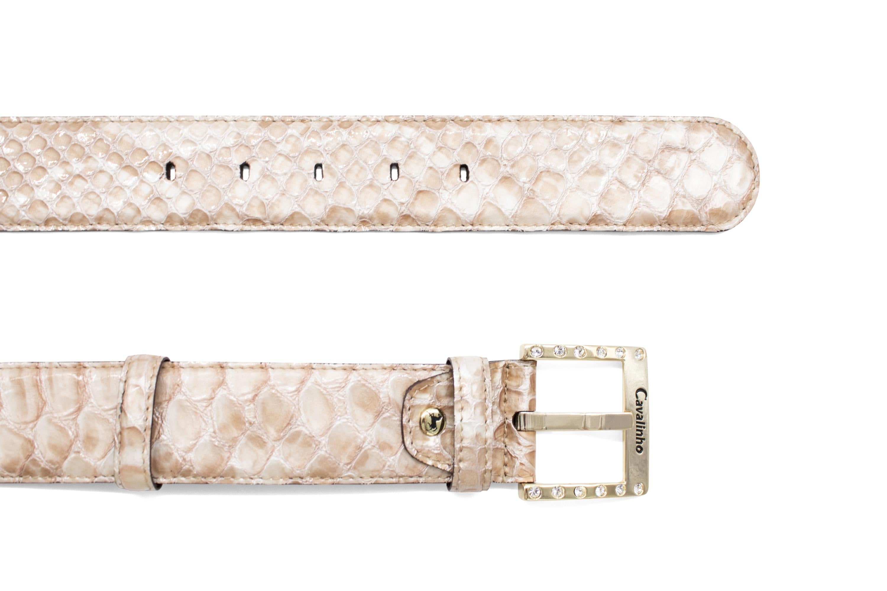 #color_ Beige Gold | Cavalinho Classic Patent Leather Belt - Beige Gold - 58010808.05_2