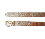 #color_ Beige Gold | Cavalinho Oval Horse Leather Belt - Beige Gold - 58010817.05_2