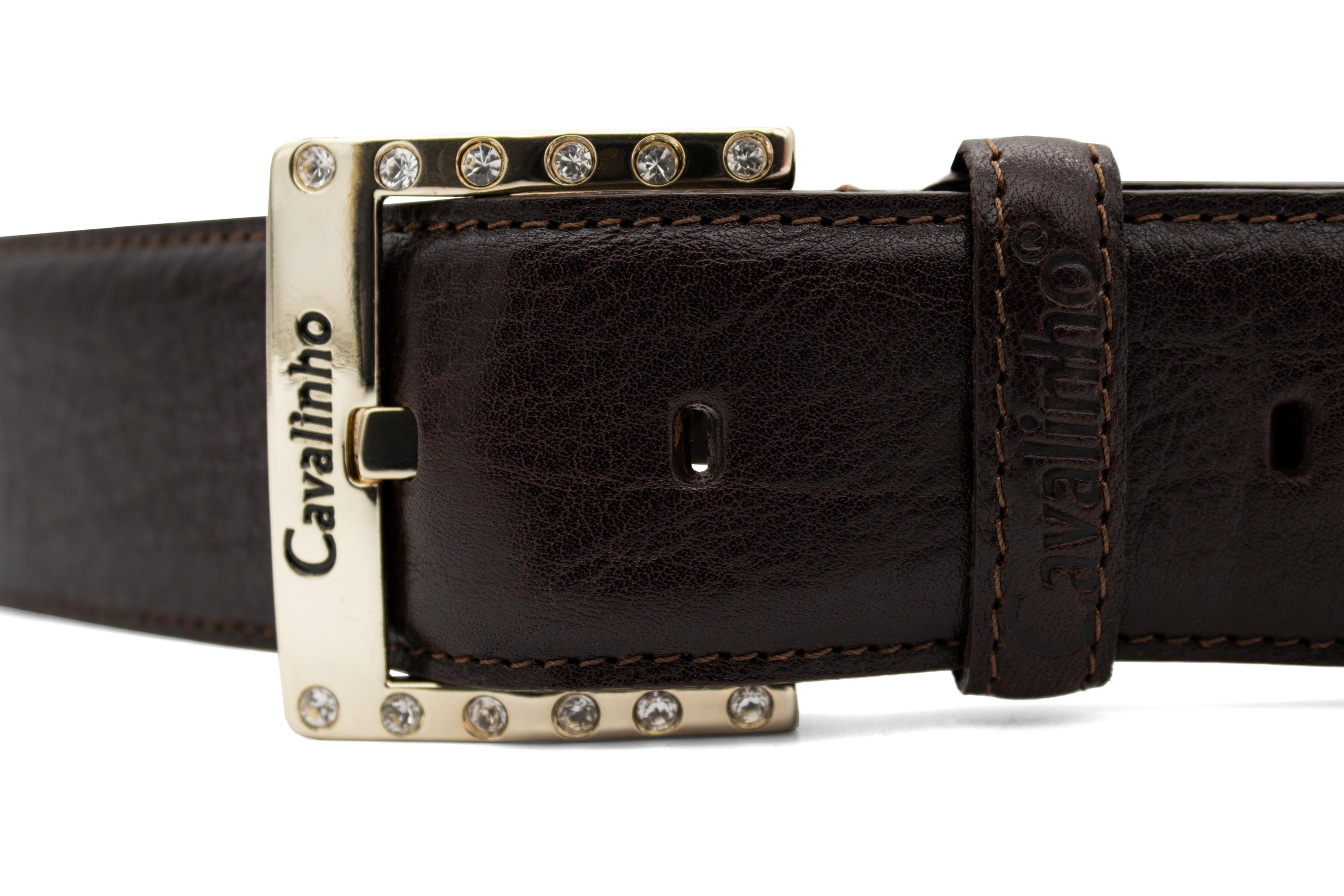 Cavalinho Classic Leather Belt for Women SKU 58010908.02 #color_brown