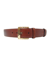 Cavalinho Classic Leather Belt for Women SKU 58010908.13 #color_saddlebrown