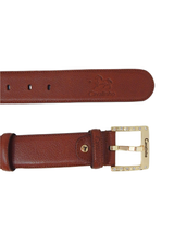 Cavalinho Classic Leather Belt for Women SKU 58010908.13 #color_saddlebrown