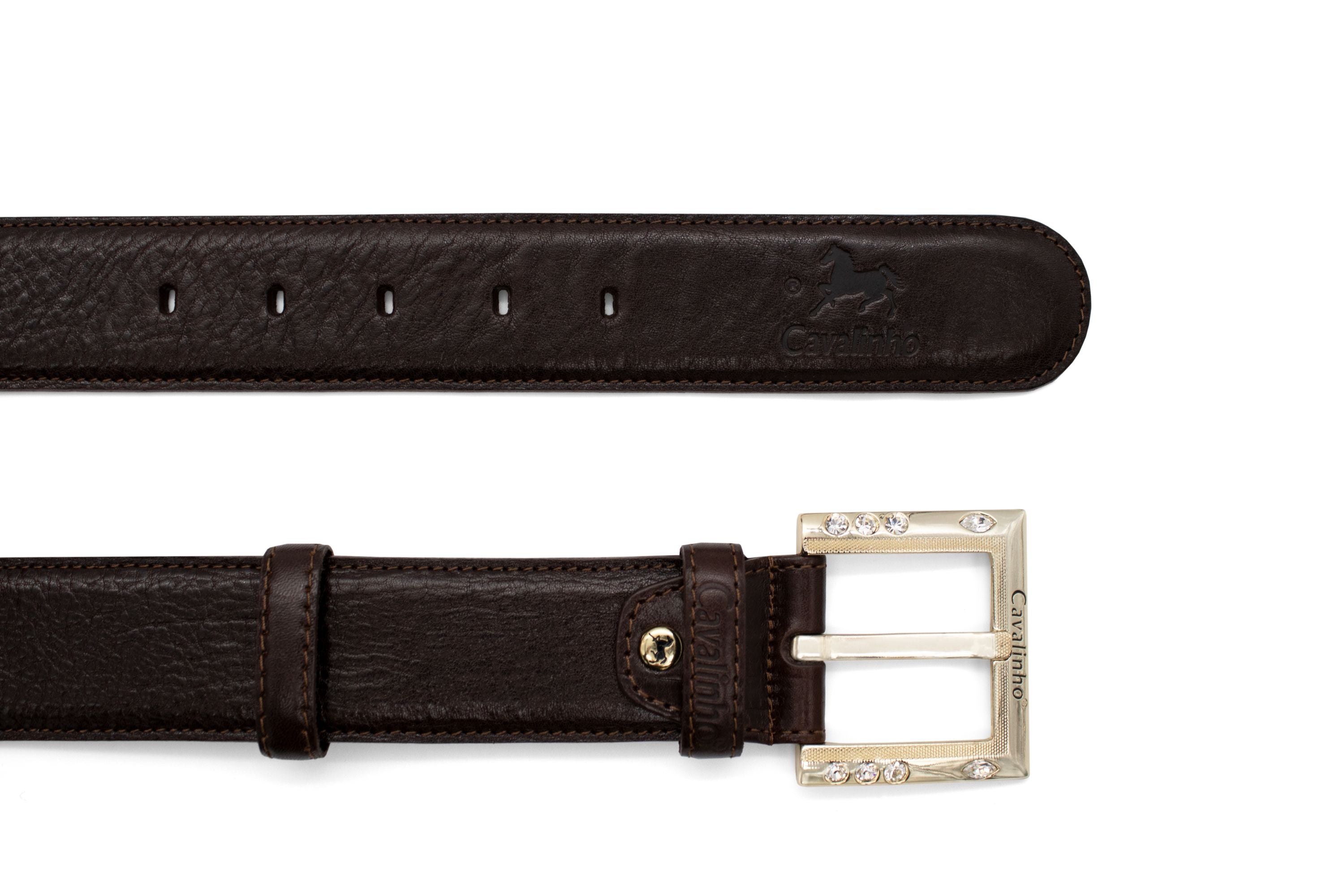 #color_ Brown Gold | Cavalinho Classic Leather Belt - Brown Gold - 58010910.02_3