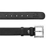 #color_ Black Silver | Cavalinho Classic Leather Belt - Black Silver - 58010910_01_2