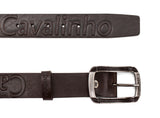 #color_ Brown Silver | Cavalinho Men's Leather Belt - Brown Silver - 58020510.02_2