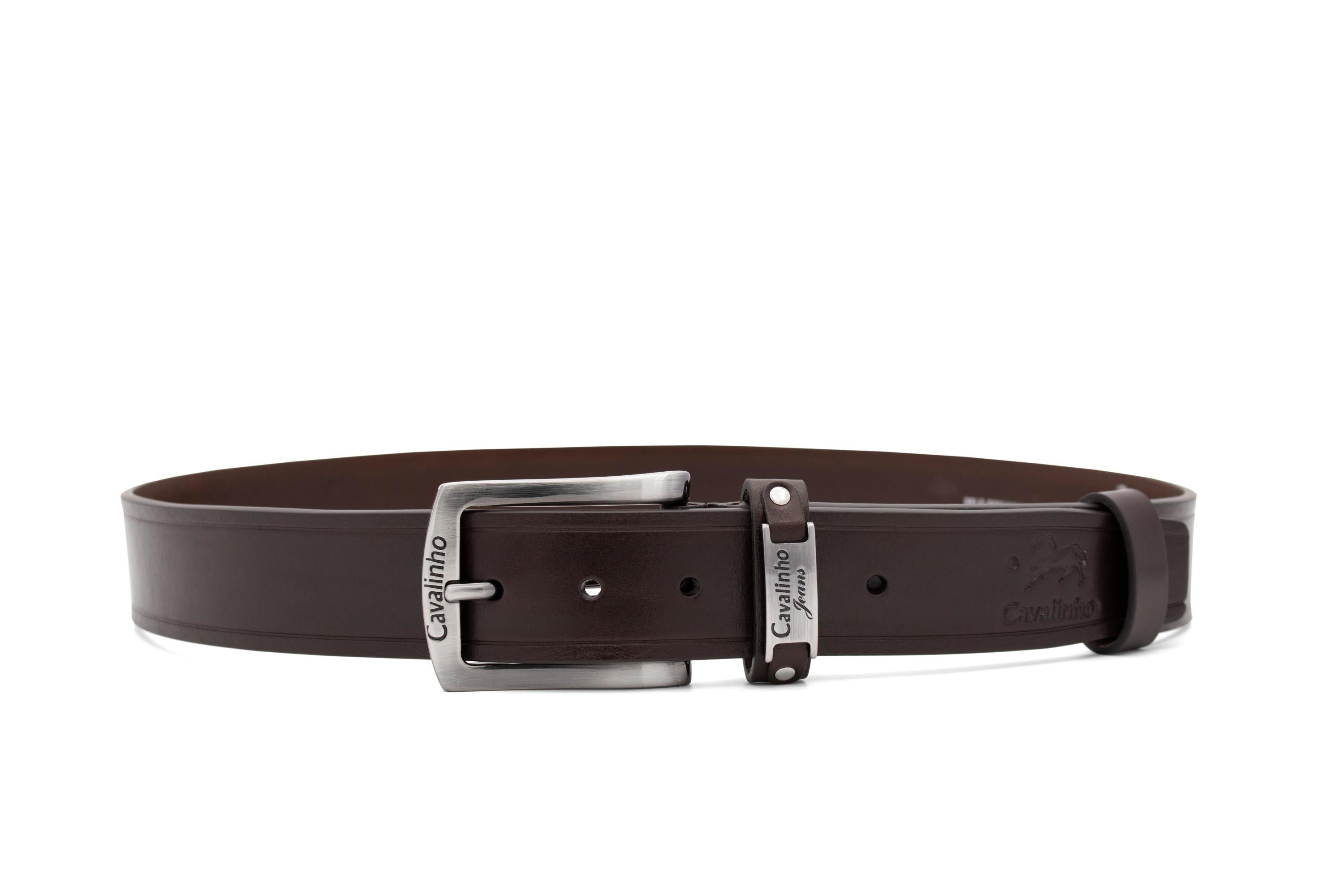 Cavalinho Classic Leather Belt for Men SKU 58020512.02 #color_brown