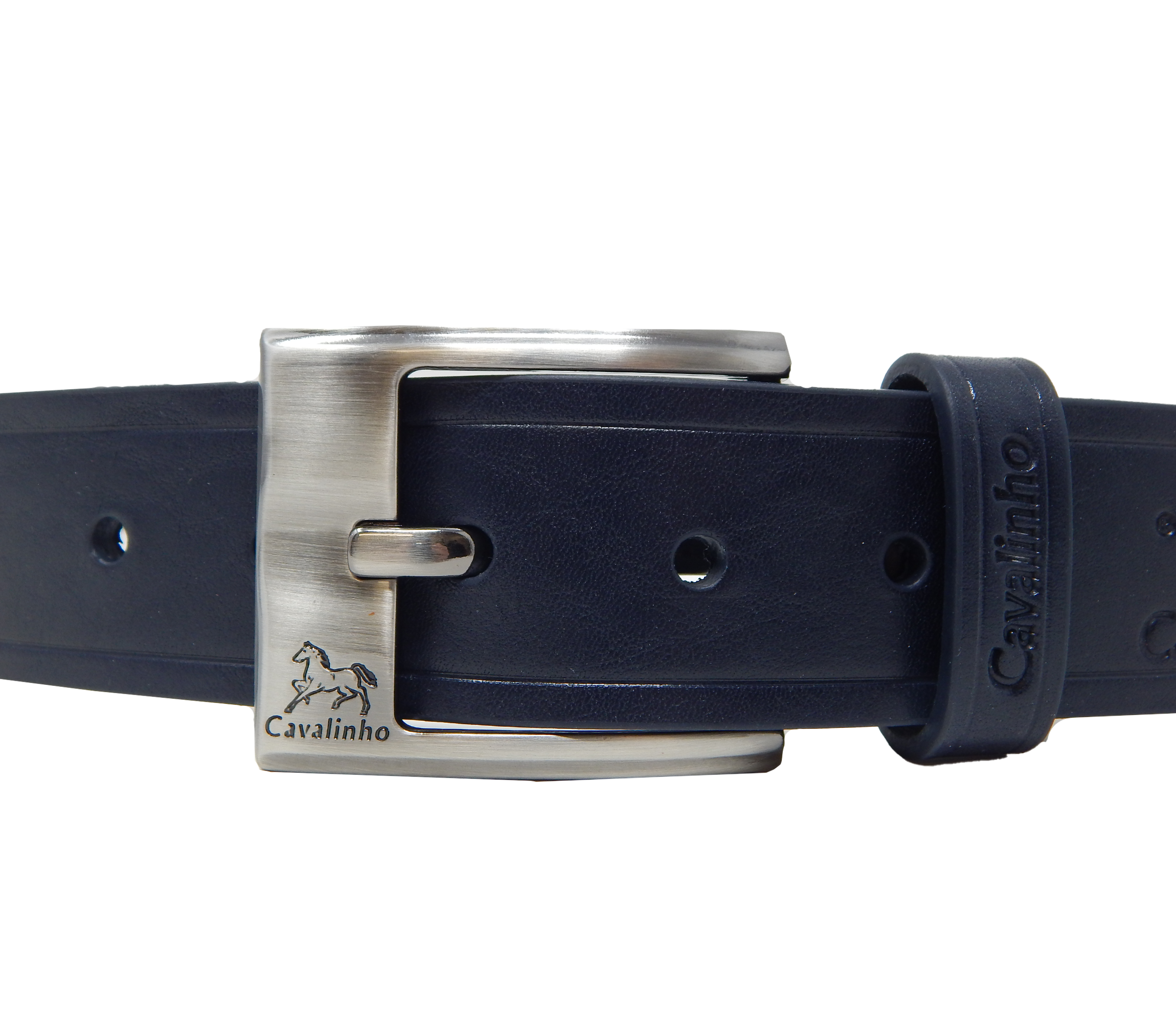 Cavalinho Men’s Leather Belt SKU 58020514.03 #color_navy