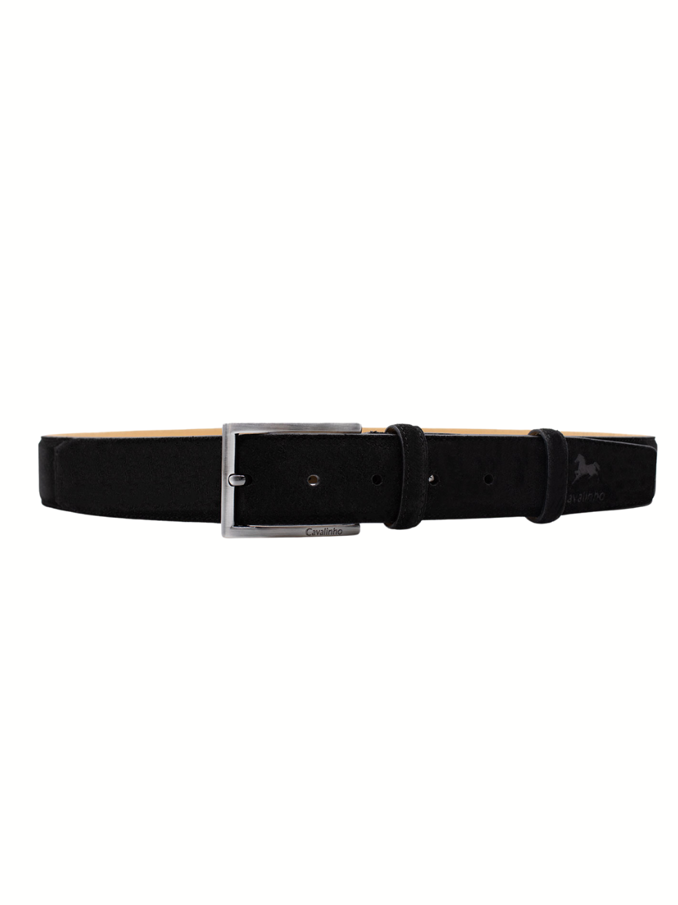 #color_ Black Silver | Cavalinho Suede Sporty Belt - Black Silver - 58020544.01_1