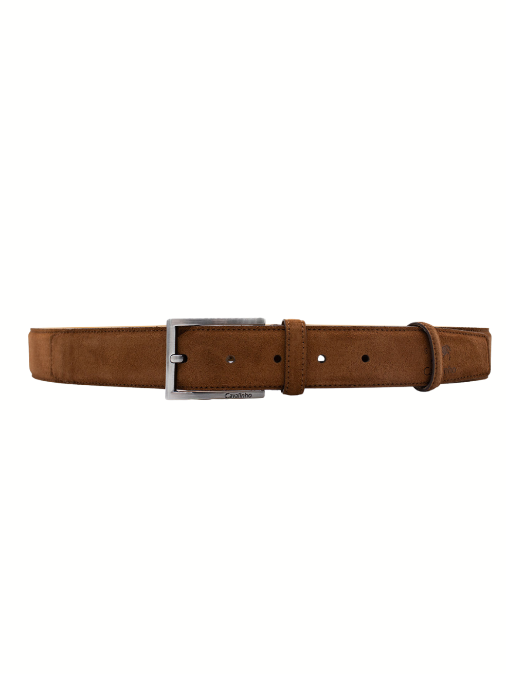 #color_ SaddleBrown Silver | Cavalinho Suede Sporty Belt - SaddleBrown Silver - 58020544.13_1