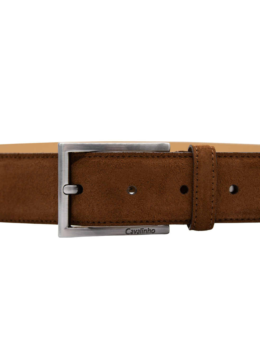 #color_ SaddleBrown Silver | Cavalinho Suede Sporty Belt - SaddleBrown Silver - 58020544.13_3