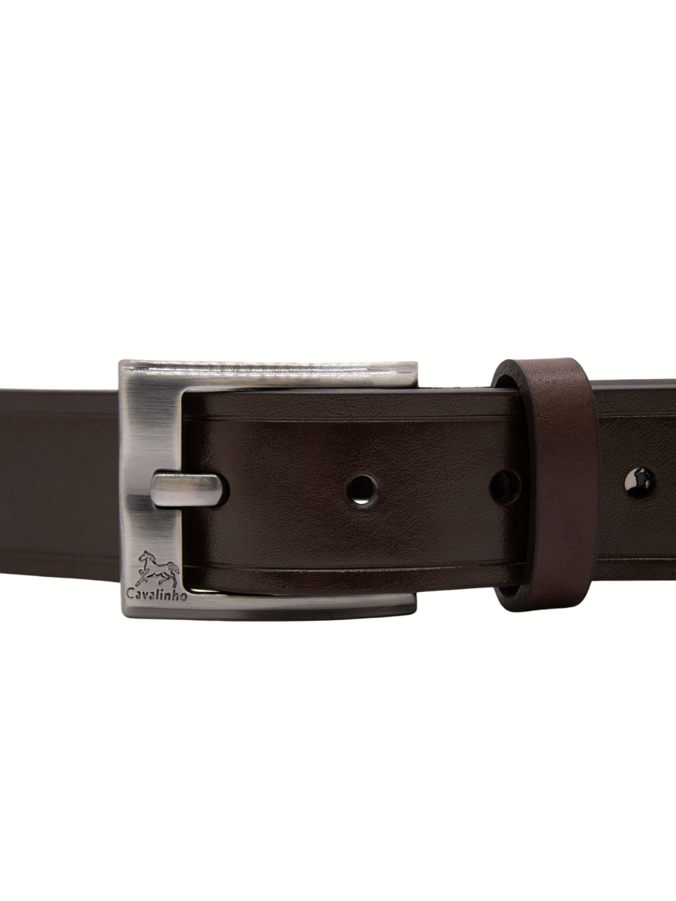 Cavalinho Gentleman Sporty Leather Belt SKU 58020550.02 #color_brown