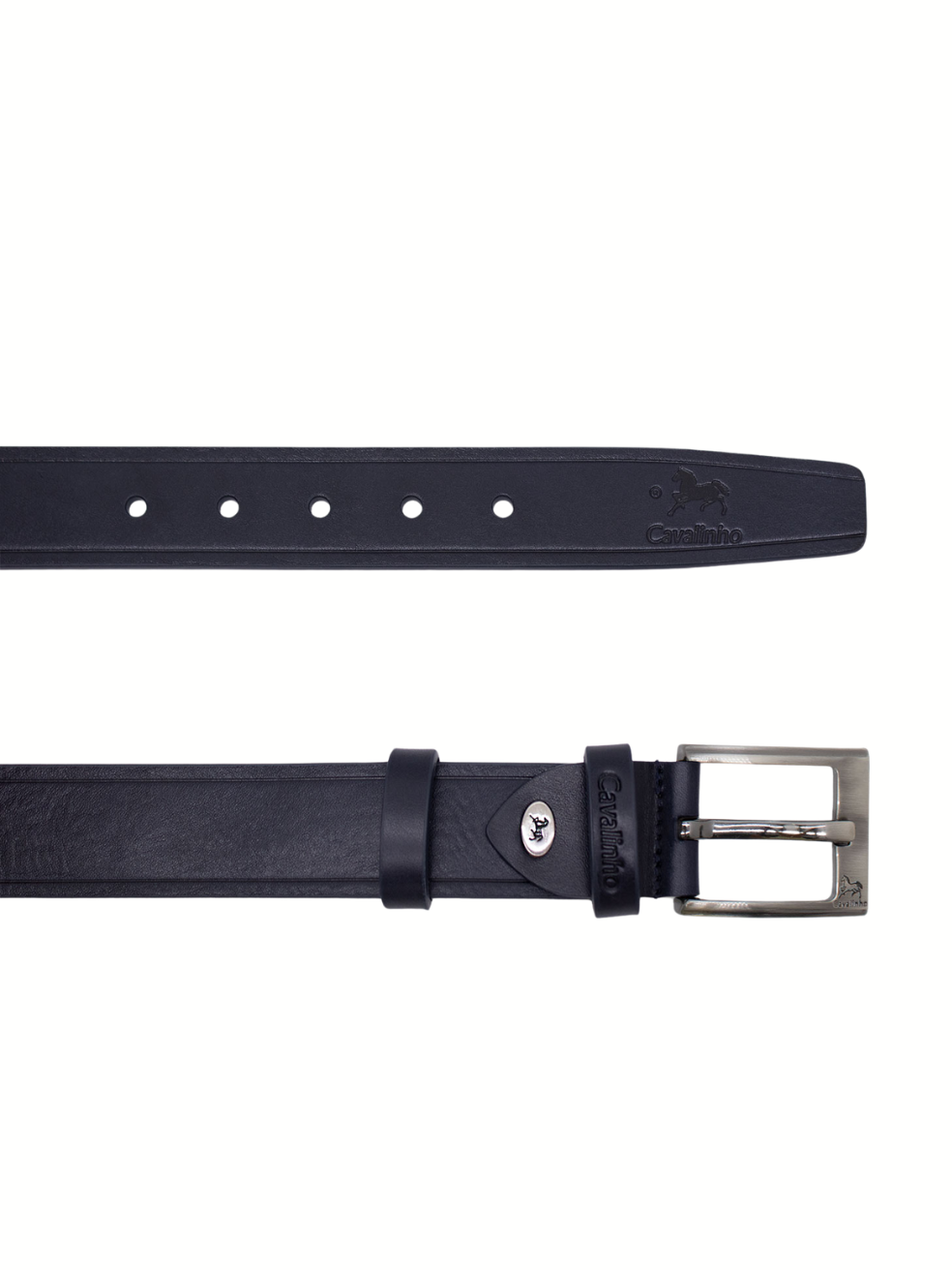 Cavalinho Gentleman Sporty Leather Belt SKU 58020550.03 #color_navy