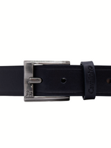 Cavalinho Gentleman Sporty Leather Belt SKU 58020550.03 #color_navy