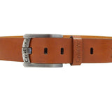 #color_ SaddleBrown Silver | Cavalinho Sport Leather Belt - SaddleBrown Silver - 5_bff52c36-f83d-435c-acc2-d7a508da4b22