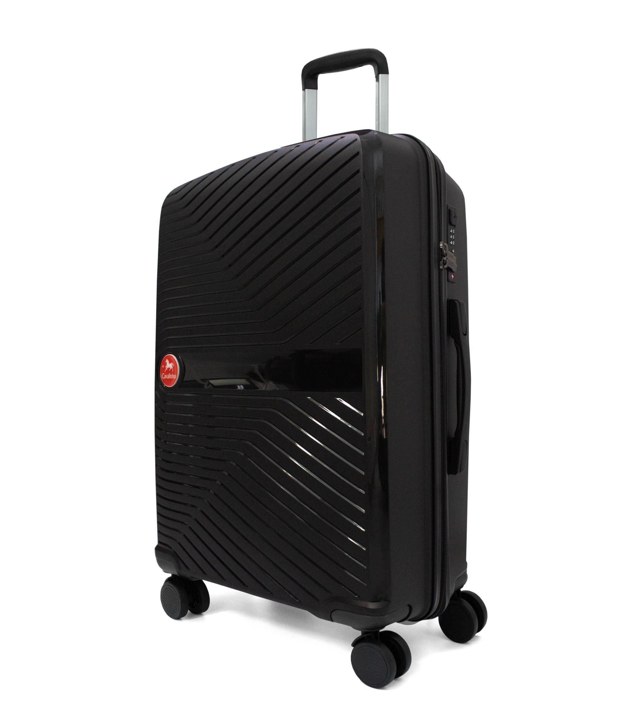 Cavalinho Colorful Check-in Hardside Luggage (24") SKU 68020004.01.24 #color_Black