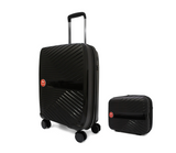 #color_ Black Black | Cavalinho Canada & USA Colorful 2 Piece Luggage Set (15" & 19") - Black Black - 68020004.0101.S1519._3