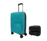 #color_ Black DarkTurquoise | Cavalinho Canada & USA Colorful 2 Piece Luggage Set (15" & 19") - Black DarkTurquoise - 68020004.0125.S1519._3