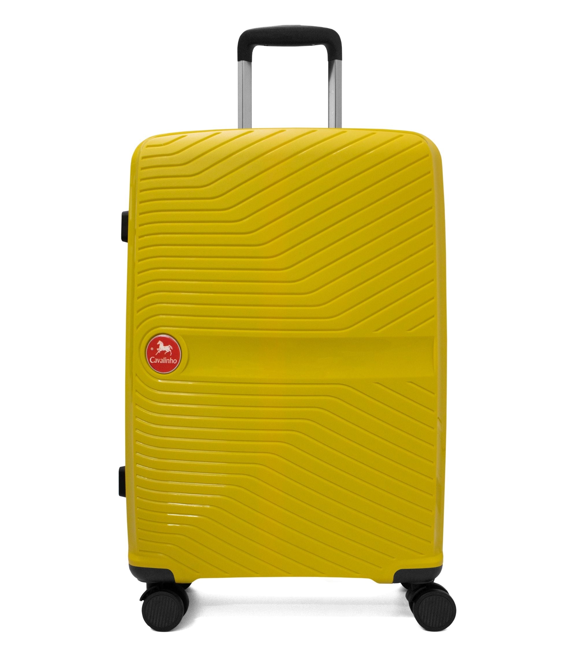 Cavalinho Colorful Check-in Hardside Luggage (24") SKU 68020004.08.24 #color_Yellow