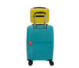 #color_ Yellow DarkTurquoise | Cavalinho Canada & USA Colorful 2 Piece Luggage Set (15" & 19") - Yellow DarkTurquoise - 68020004.0825.S1519._2