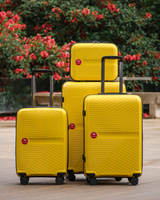 Cavalinho Colorful Check-in Hardside Luggage (24") SKU 68020004.08.24 #color_Yellow