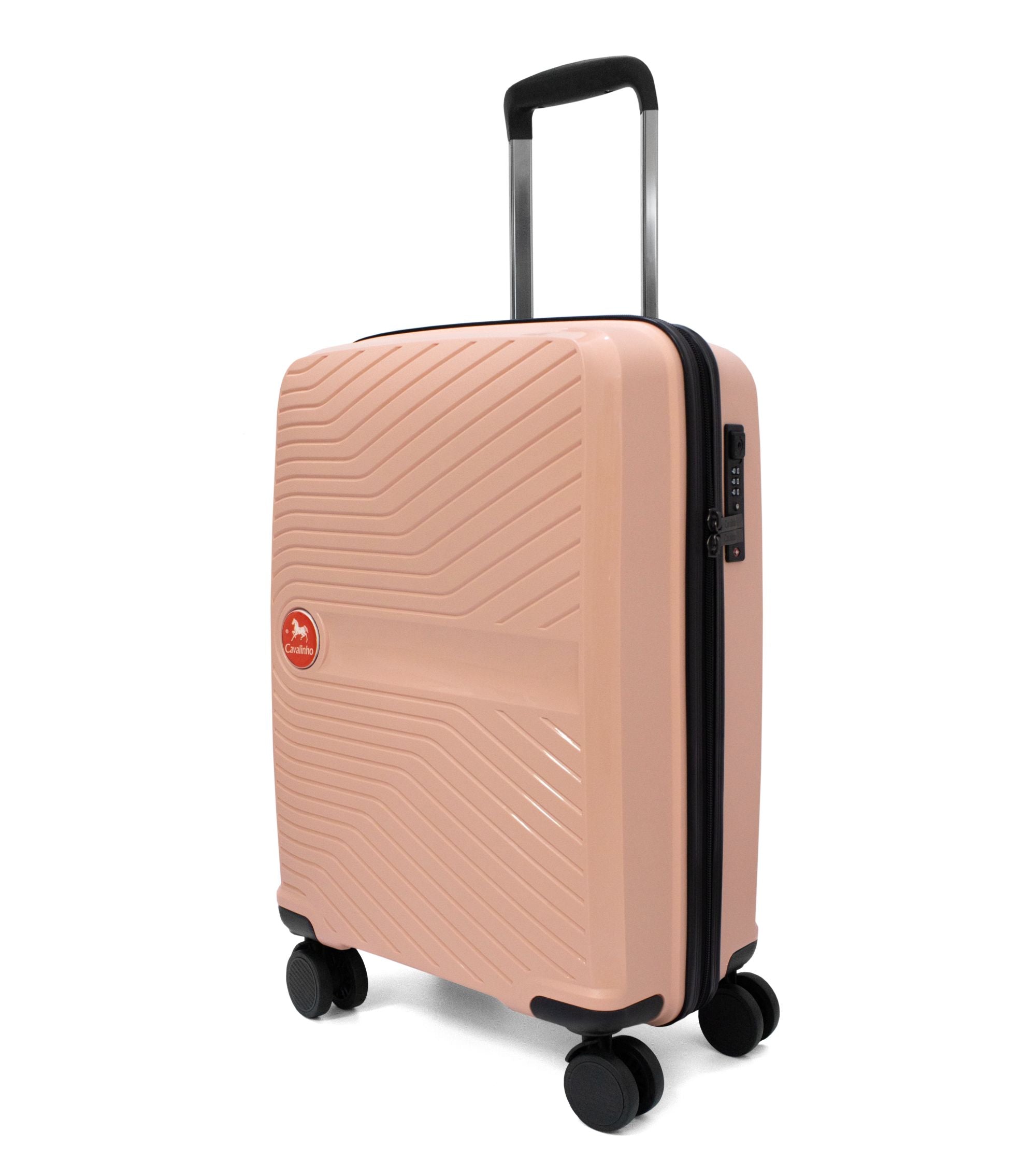 Cavalinho Colorful Carry-on Hardside Luggage (19") SKU 68020004.11.19 #color_salmon