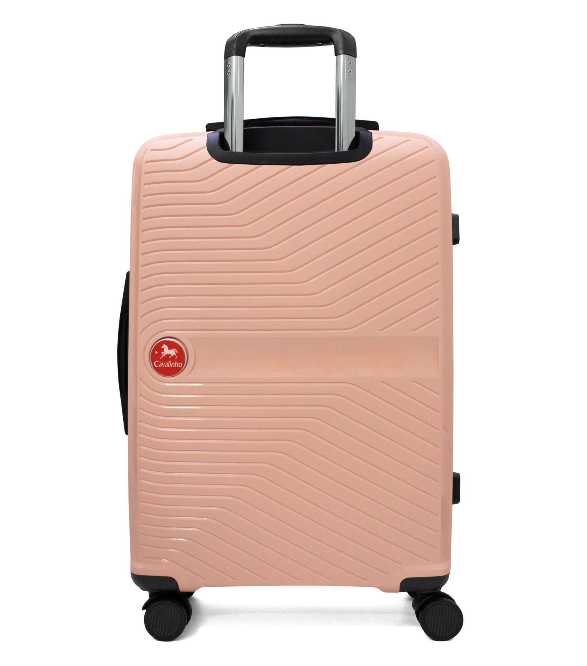 Cavalinho Colorful Check-in Hardside Luggage (24") SKU 68020004.11.24 #color_Salmon