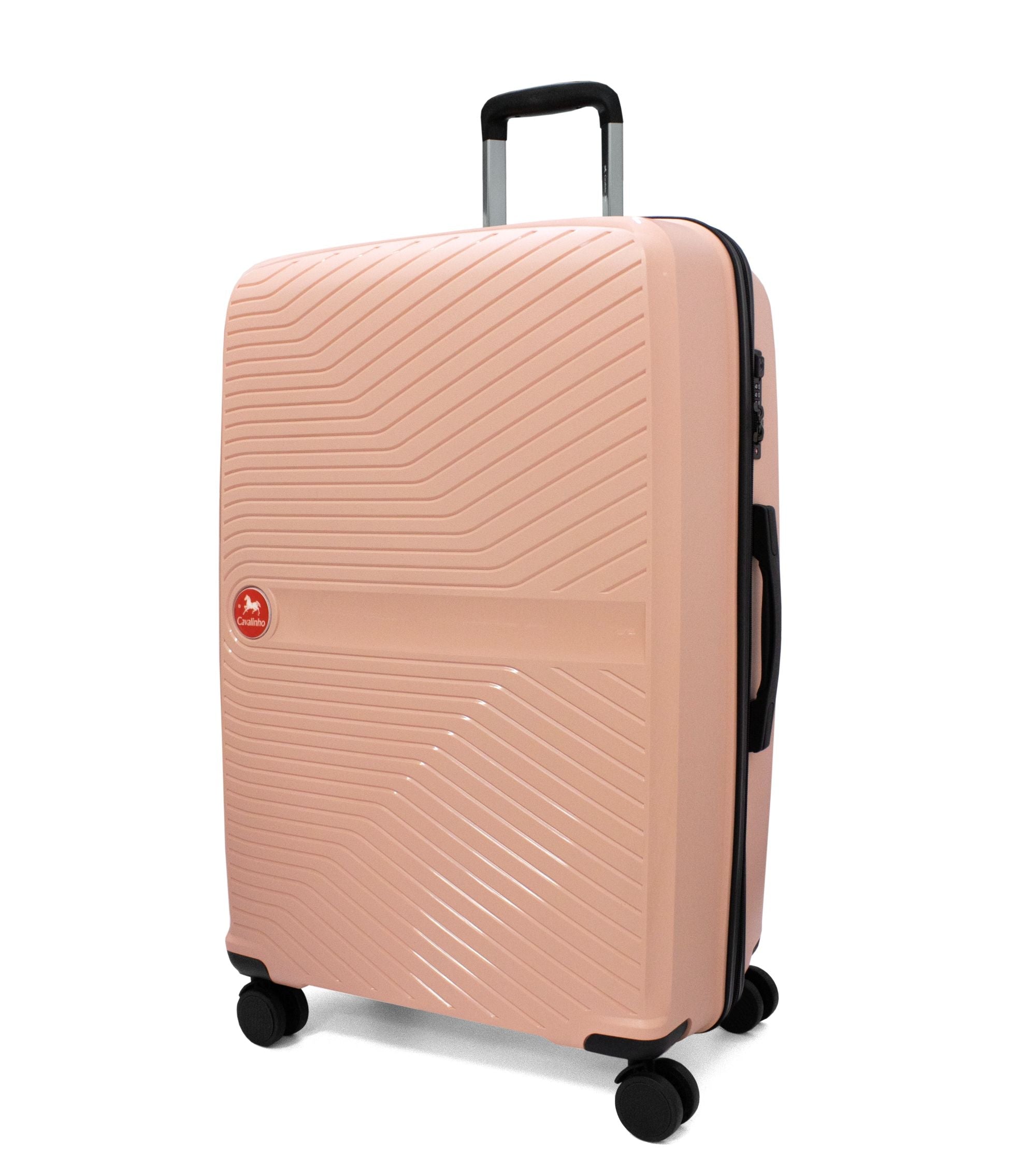 Cavalinho Colorful Check-in Hardside Luggage (28") SKU 68020004.11.28 #color_Salmon