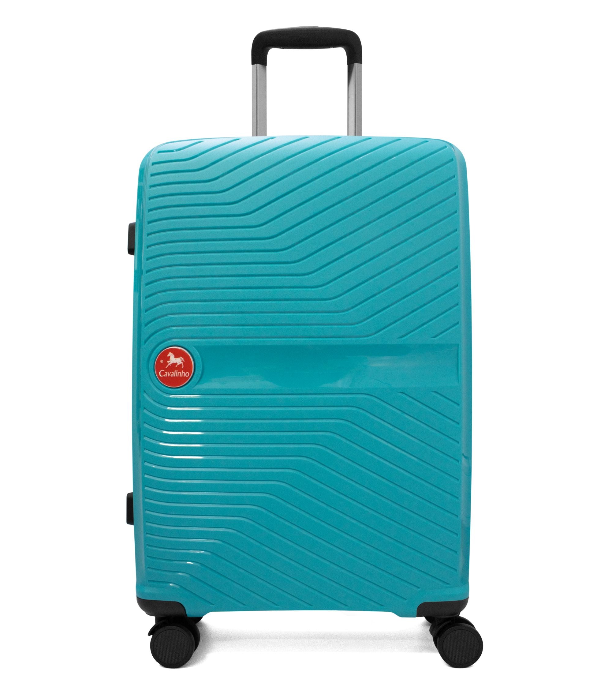 Cavalinho Colorful Check-in Hardside Luggage (24") SKU 68020004.25.24 #color_DarkTurquoise