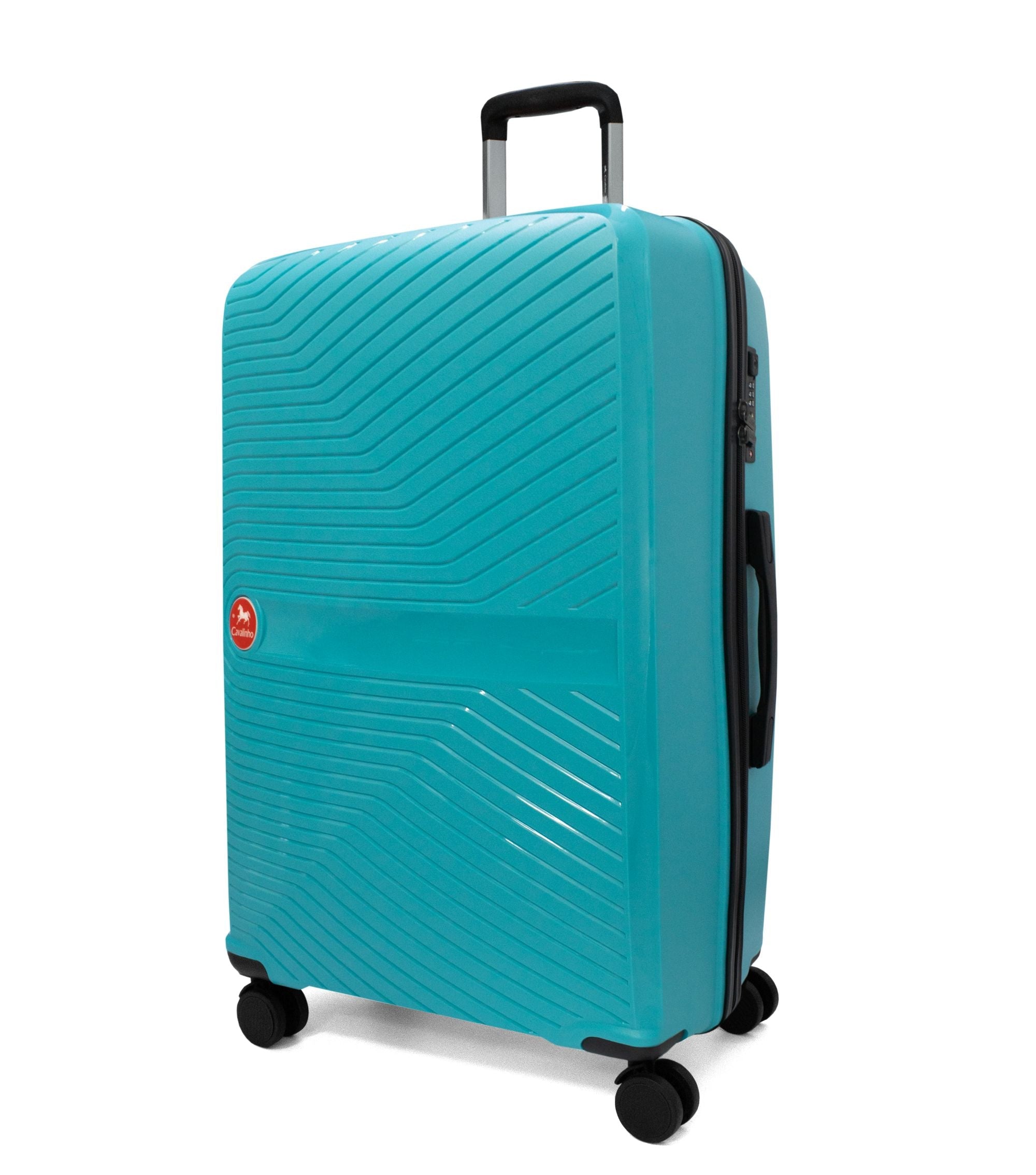 Cavalinho Colorful Check-in Hardside Luggage (28") SKU 68020004.25.28 #color_DarkTurquoise