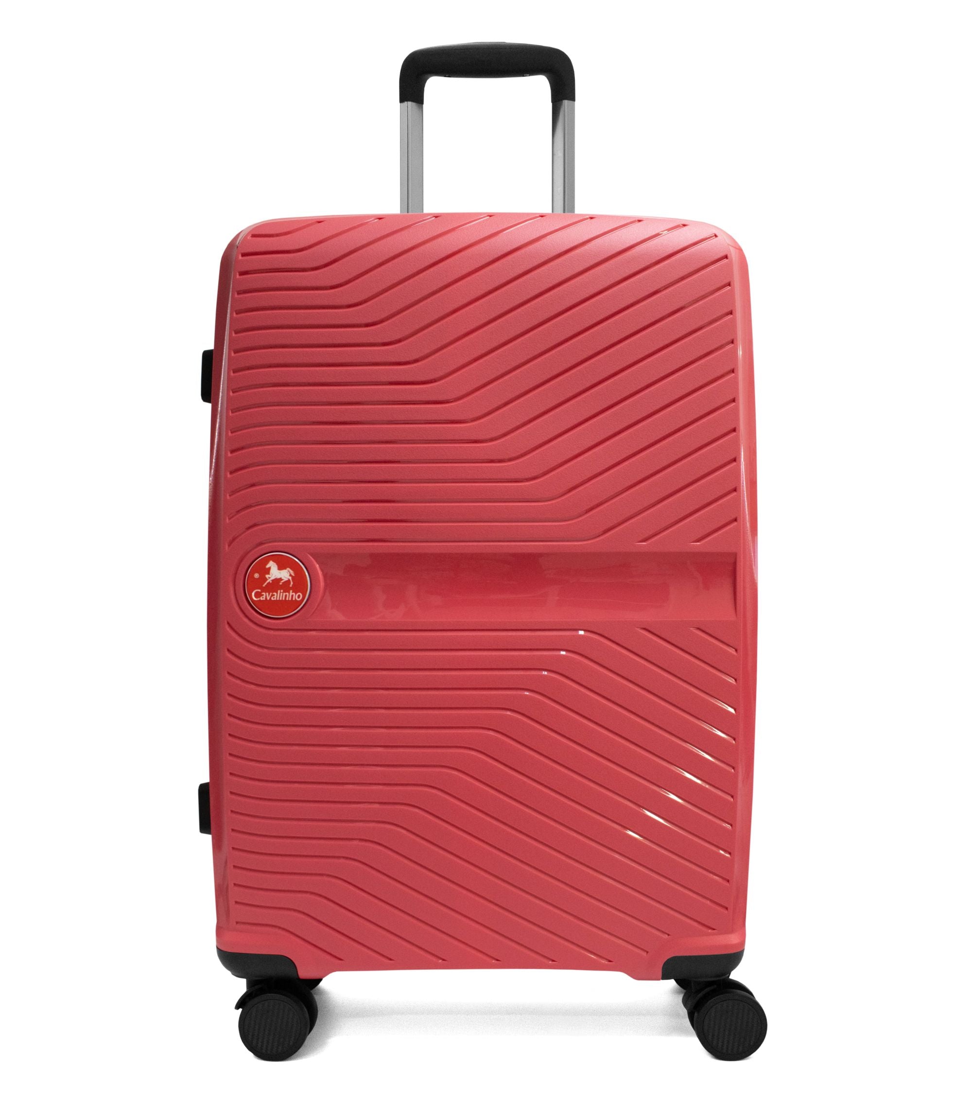 Cavalinho Colorful Check-in Hardside Luggage (24") SKU 68020004.27.24 #color_Coral