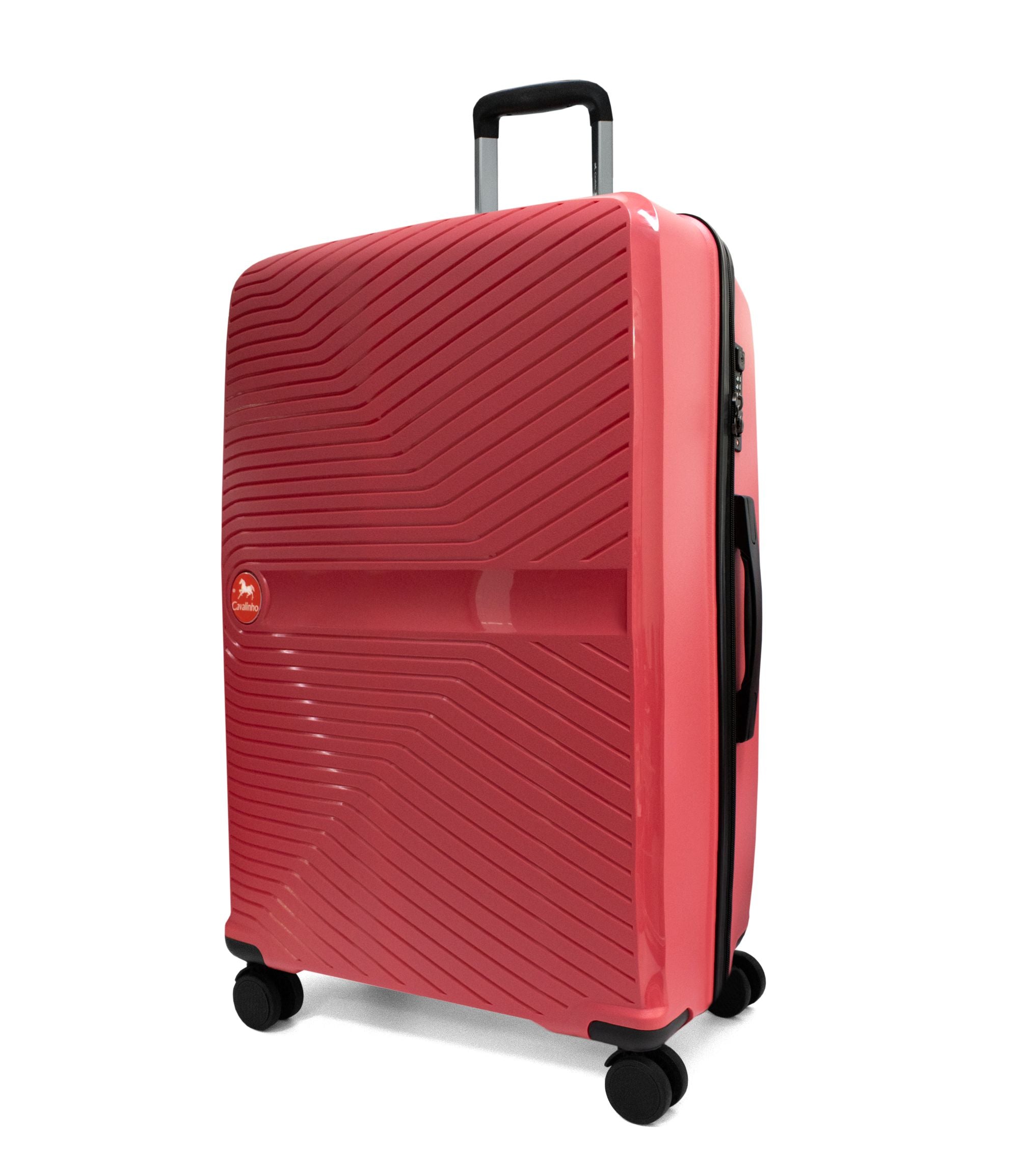 Cavalinho Colorful Check-in Hardside Luggage (28") SKU 68020004.27.28 #color_Coral