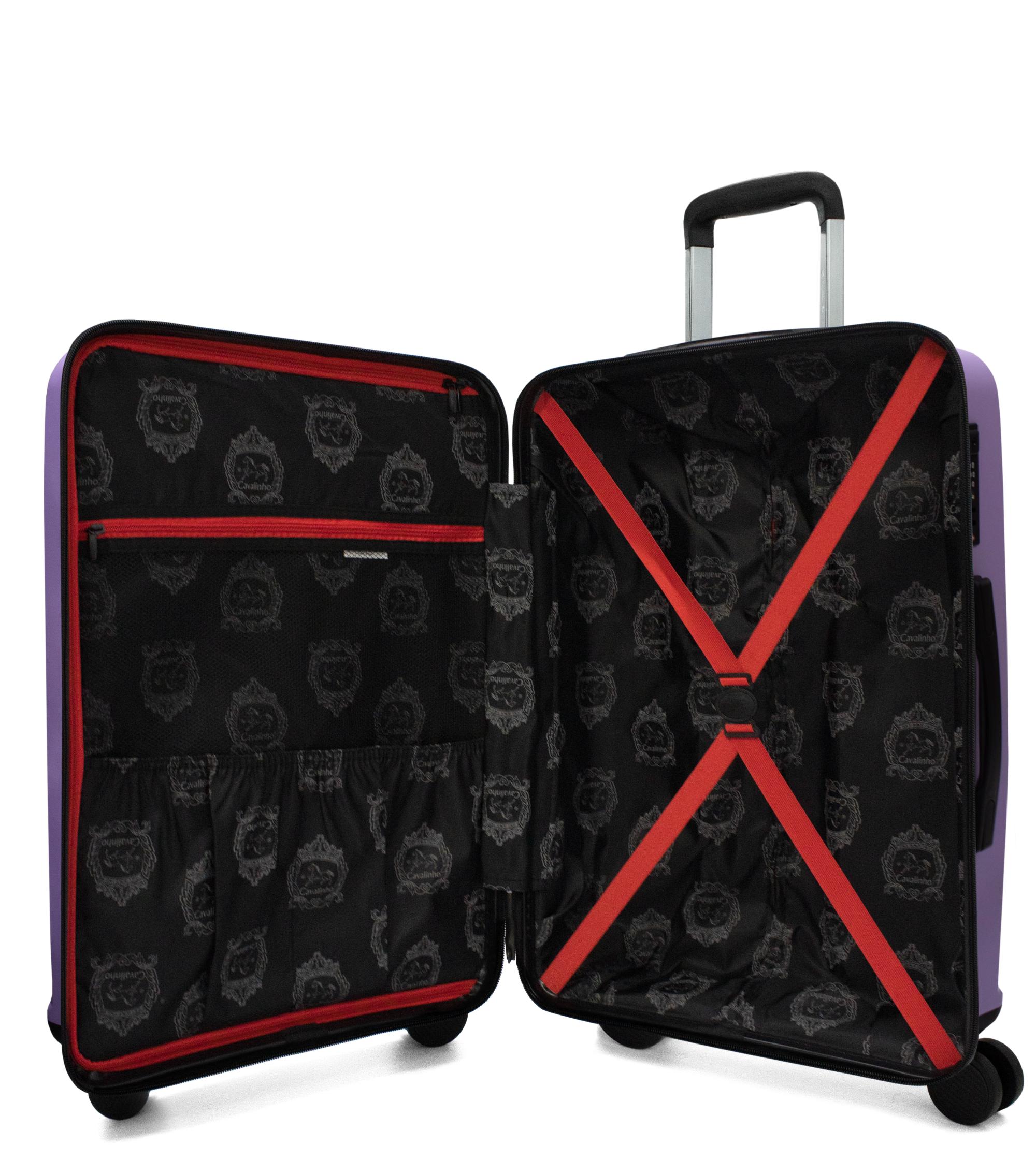 Cavalinho Colorful Check-in Hardside Luggage (24") SKU 68020004.39.24 #color_Lilac