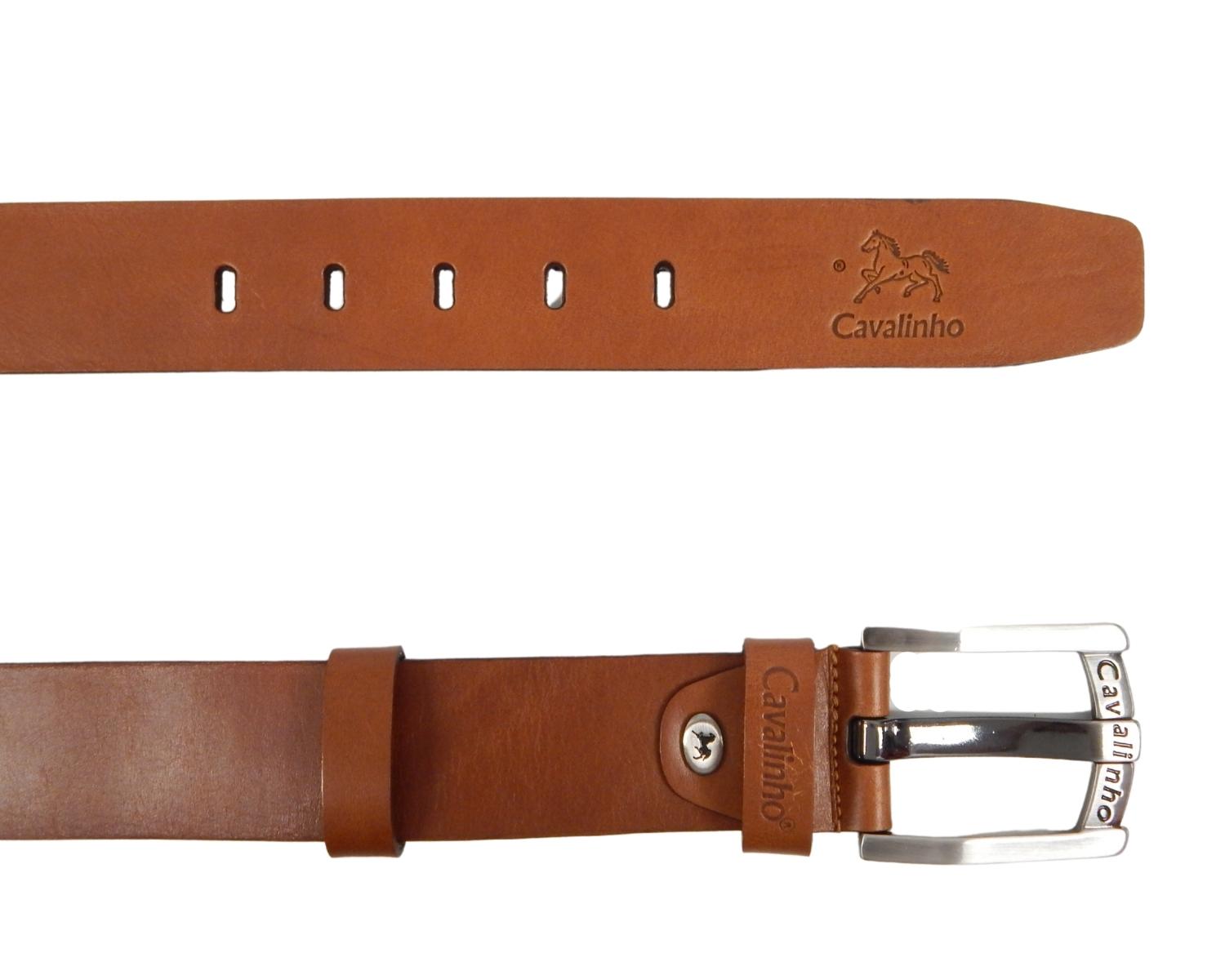 #color_ SaddleBrown Silver | Cavalinho Sport Leather Belt - SaddleBrown Silver - 6_c287811f-2486-420c-84ff-1f038ab57878