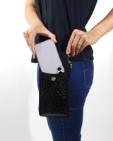 #color_ Black | Cavalinho Gallop Phone Crossbody Bag & Wallet - Black - bodyshot_0282_2