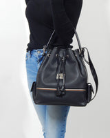 #color_ Black & Honey | Cavalinho Unique Bucket Bag - Black & Honey - bodyshot_0360_1