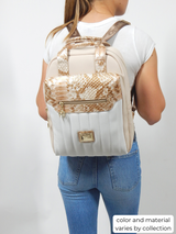 Cavalinho Grace Backpack SKU 18250395 #color_DarkOliveGreen / Beige, Beige / White, Navy / White, DarkRed / Beige, DarkRed / White