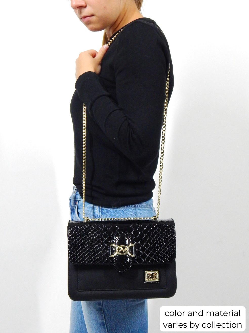 Cavalinho Ciao Bella Shoulder Bag SKU 18060471 #color_navy, black, beige