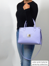 Cavalinho Muse Leather Handbag - SKU 18300480 | #color_Black, Sand, Lilac, CornflowerBlue, Red