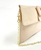 Cavalinho All In Patent Leather Clutch Bag SKU 18090068.05 #color_beige