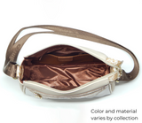 Cavalinho Muse Leather Crossbody Bag - SKU 18300373 #color_DarkSeaGreen, CornflowerBlue, Sand, Black, HotPink, Lilac, LightSand