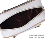 Cavalinho Gallop Patent Leather Handbag SKU 18170512 #color_beige / white, black, red